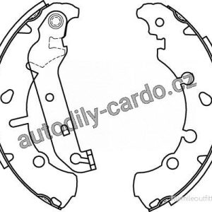 Sada brzdových čelistí TRW GS8454 – FORD FIESTA