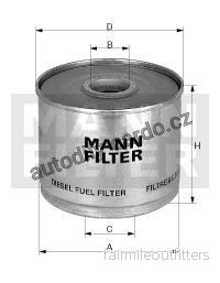 Palivový filtr MANN P935/2 (MF P935/2) Palivový filtr MANN P935/2 (MF P935/2)