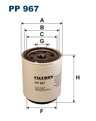FI PP967 Filtr palivový FILTRON