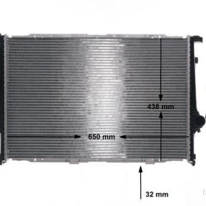 MH CR 287 000S chladič vody MAHLE MH CR 287 000S chladič vody MAHLE