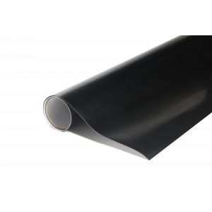 Metalická černá polepová fólie 152x1800cm - interiér/exteriér LMF01-180