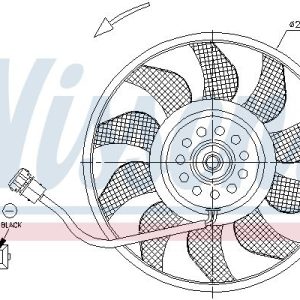 Ventilátor chladiče NISSENS 85618