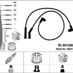 Sada kabelů pro zapalování NGK RC-RV1208 Sada kabelů pro zapalování NGK RC-RV1208