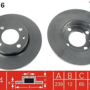 TR DF1516 Brzdový kotouč TRW – lakovaný TR DF1516 Brzdový kotouč TRW – lakovaný