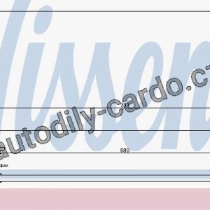 Chladič klimatizace NISSENS 94505 Chladič klimatizace NISSENS 94505
