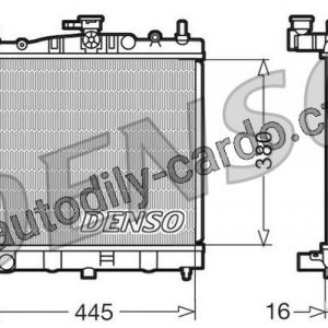 Chladič motoru DENSO (DE DRM46002) Chladič motoru DENSO (DE DRM46002)