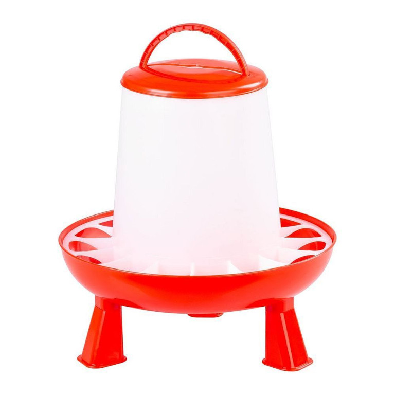 Krmítko/napáječka pro drůbež, 9kg, plast, s nožičkami 745224