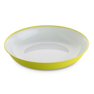 Talíř plastový nerozbitný Omada Sanalving Dinner Plate 20xh4cm VerdeAcido světle zelený 311928