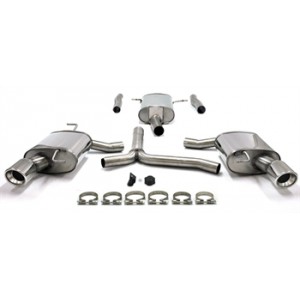Duplexní nerezový výfuk 1x100mm Audi A4 B8 Avant (8K) 02AU031-10D