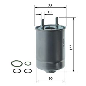 Palivový filtr BOSCH (BO F026402850) Palivový filtr BOSCH (BO F026402850)