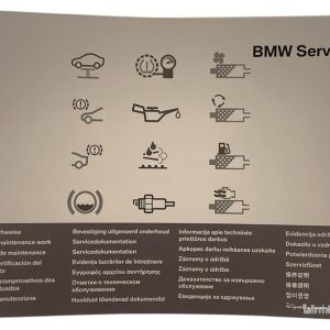 BMW 01402955001 Servisní knížka vícejazyčná ORIGINÁL 432252 BMW 01402955001 Servisní knížka vícejazyčná ORIGINÁL 432252