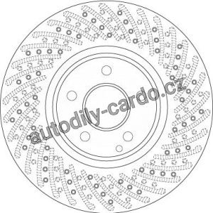 Brzdový kotouč TRW DF6079S – MERCEDES W220 S 02-05 Brzdový kotouč TRW DF6079S – MERCEDES W220 S 02-05