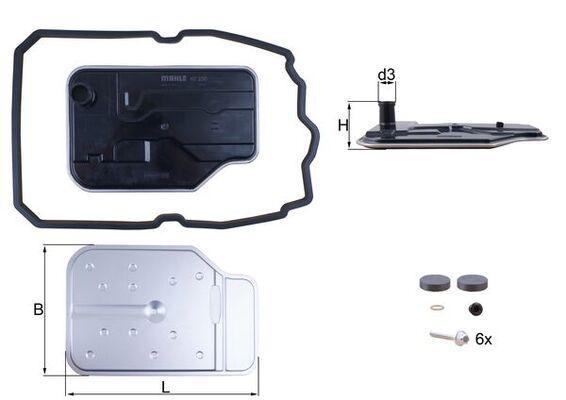 MH HX230KIT Hydraulický filtr KNECHT
