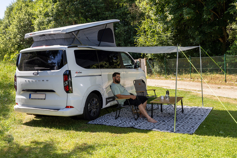 Plachta sluneční univerzální Reimo Como světle šedá 200 × 240 cm s ocelovými tyčemi 308838