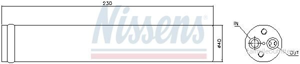 Vysoušeč klimatizace NISSENS 95426 Vysoušeč klimatizace NISSENS 95426