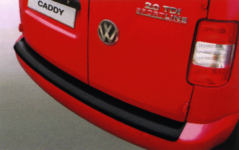 Kryt hrany nákladové prahu ABS pro VW Caddy od 05/2004 (pro lakovaný nárazník, černý) 312238