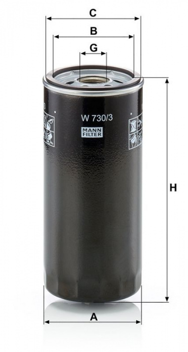 Olejový filtr MANN W730/3 (MF W730/3)