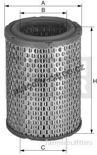 Vzduchový filtr MANN C14115/1 (MF C14115/1)