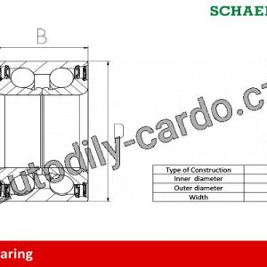 Sada ložisek kol FAG 713622150 – SUBARU FORESTER SF 2.0 / kW: 90/ 08.1997->09.2002 Sada ložisek kol FAG 713622150 – SUBARU FORESTER SF 2.0 / kW: 90/ 08.1997->09.2002