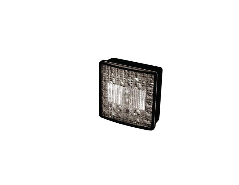 Světlo couvací LED Jokon 3W 12V s čirým sklem (80 × 80 mm, IP67, kabel 500 mm) 302991