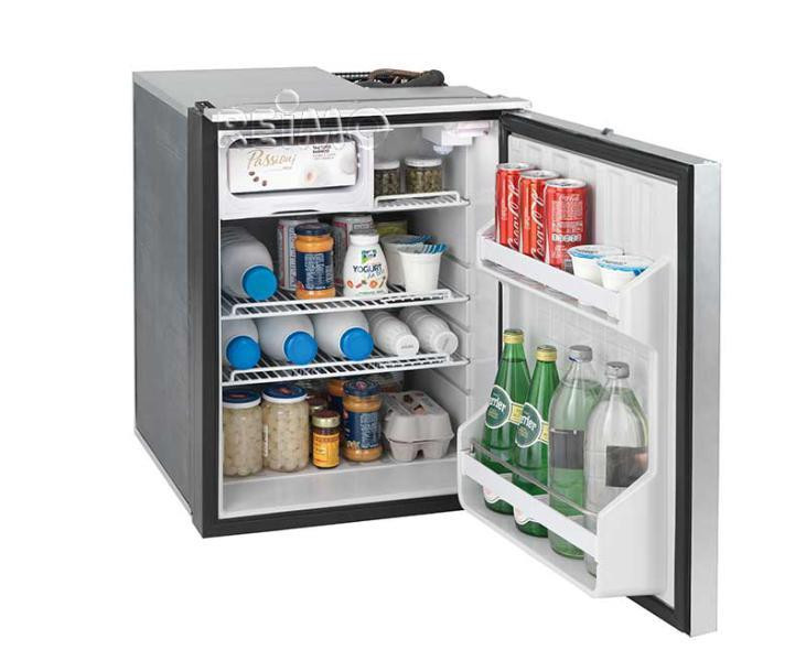 Chladnička vestavná kompresorová Isotherm EL 65 12/24V (65 l, pravá, stříbrná) 305579