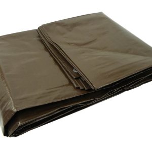 Plachta standard extra hrubá 200g/m2, 5x8m, hnědá 319136 Plachta standard extra hrubá 200g/m2, 5x8m, hnědá 319136