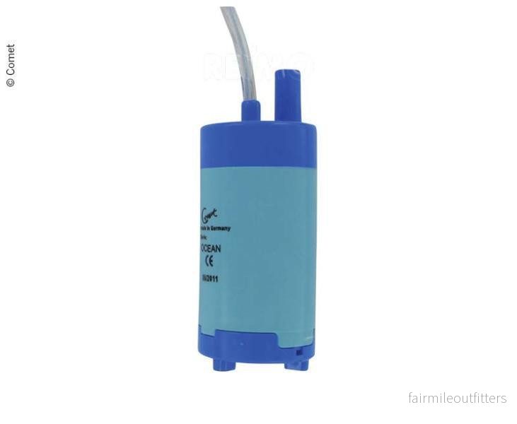 Čerpadlo ponorné Ocean Softstart 12 V průtok 21 l/min tlak 1,5 bar modré pro vodní systémy v karavanech a obytných vozech 309965