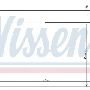 Chladič motoru NISSENS 646928 Chladič motoru NISSENS 646928