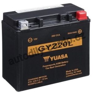 Motobaterie YUASA GYZ20L 20Ah 270A 12V P+ /175x87x155/