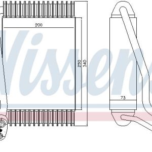 Výparník NISSENS 92143 Výparník NISSENS 92143