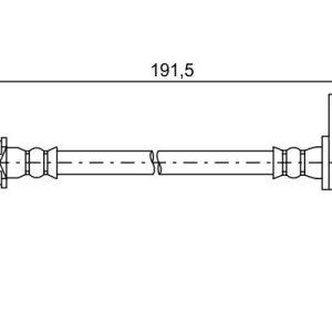 BO 1987481738 BRZDOVÁ HADICE BOSCH BO 1987481738 BRZDOVÁ HADICE BOSCH