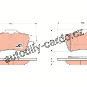 Sada brzdových destiček TRW GDB3292 – NISSAN PRIMERA Sada brzdových destiček TRW GDB3292 – NISSAN PRIMERA