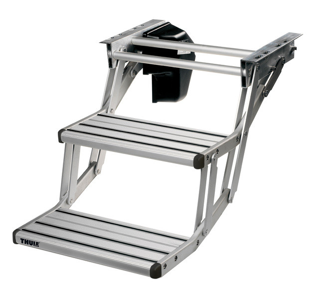 Schůdek výsuvný elektrický Thule Omni-Step Alu, dvoustupňový, 12 V (šířka 557 mm) 314437