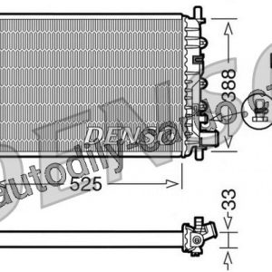Chladič motoru DENSO (DE DRM10025) Chladič motoru DENSO (DE DRM10025)