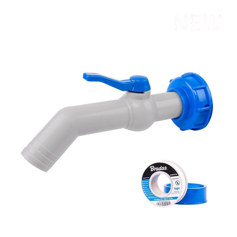 Kohoutek PP 45° na hadici pro 32mm s PTFE páskou 744850 Kohoutek PP 45° na hadici pro 32mm s PTFE páskou 744850