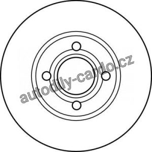 Brzdový kotouč TRW DF2600 – AUDI 80 Brzdový kotouč TRW DF2600 – AUDI 80