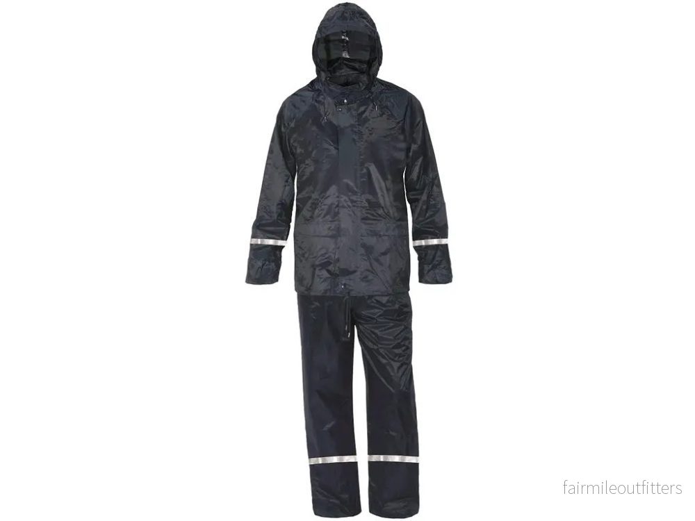 Oblek pogumovavý CXS-PROFI, kalhoty+blůza s kapucí, modrý, vel. 3XL, CANIS 646656