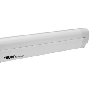 Motorová stěnová markýza Thule Omnistor 8000 4,00 m (Auszug 275 cm, 230V, stříbrný elox, mystic grey) 313333