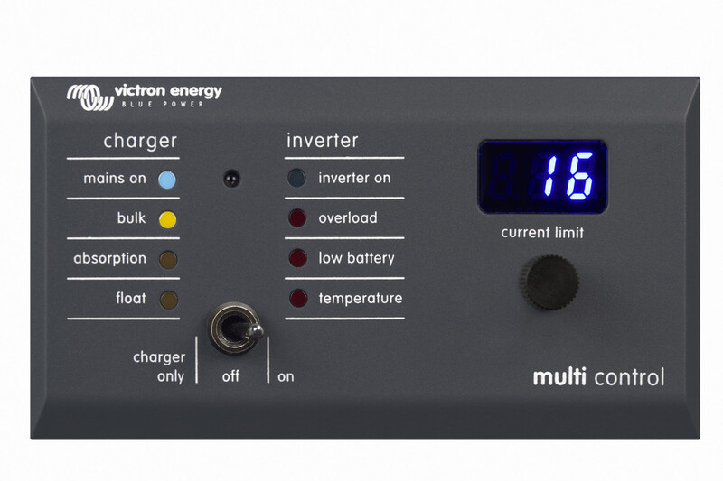 Panel ovládací Victron Energy Digital Multi Control 200/200A GX, 12 V 314290