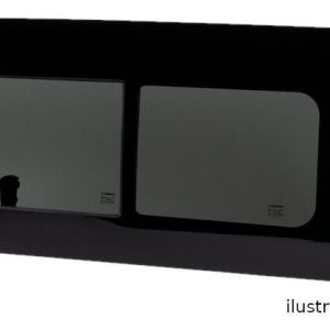 Okno posuvné boční pro Citroën Jumpy / Peugeot Expert / Toyota ProAce / Opel Vivaro / Fiat Scudo (vpravo vpředu, 1100 × 541 mm) 304282