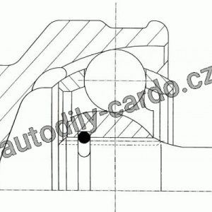Sada kloubů, hnací hřídel LÖBRO 303873 – SUZUKI