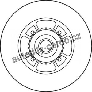 Brzdový kotouč TRW DF6045BS – RENAULT CLIO II -02 /+ES P/ /238x8mm/ s ložiskem Brzdový kotouč TRW DF6045BS – RENAULT CLIO II -02 /+ES P/ /238x8mm/ s ložiskem
