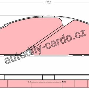 Sada brzdových destiček TRW GDB3394 – NISSAN PATROL Sada brzdových destiček TRW GDB3394 – NISSAN PATROL