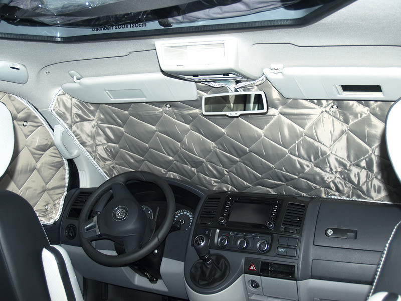 Sada termoclon vnitřních Isoflex pro Renault Master a Opel Movano (2005–2010 / od 2002) 3dílná do kabiny řidiče s přísavkami 312166