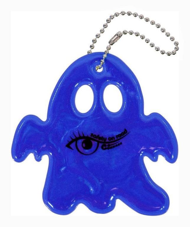 Přívěšek reflexni GHOST modrý 647820