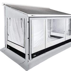 Čelní stěna k markýze Thule Residence G3, šířka 4,5 m (montážní výška 275–310 cm, pro verze XXL / 3XL) 313518 Čelní stěna k markýze Thule Residence G3, šířka 4,5 m (montážní výška 275–310 cm, pro verze XXL / 3XL) 313518