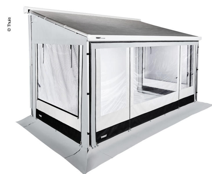 Čelní stěna k markýze Thule Residence G3, šířka 4,5 m (montážní výška 275–310 cm, pro verze XXL / 3XL) 313518