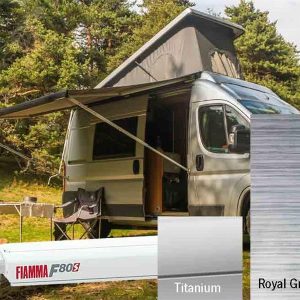 Markýza střešní kazetová Fiamma F80s 2,9 m (pouzdro stříbrné, plátno Royal Grey, výsuv 2,0 m) 306169 Markýza střešní kazetová Fiamma F80s 2,9 m (pouzdro stříbrné, plátno Royal Grey, výsuv 2,0 m) 306169