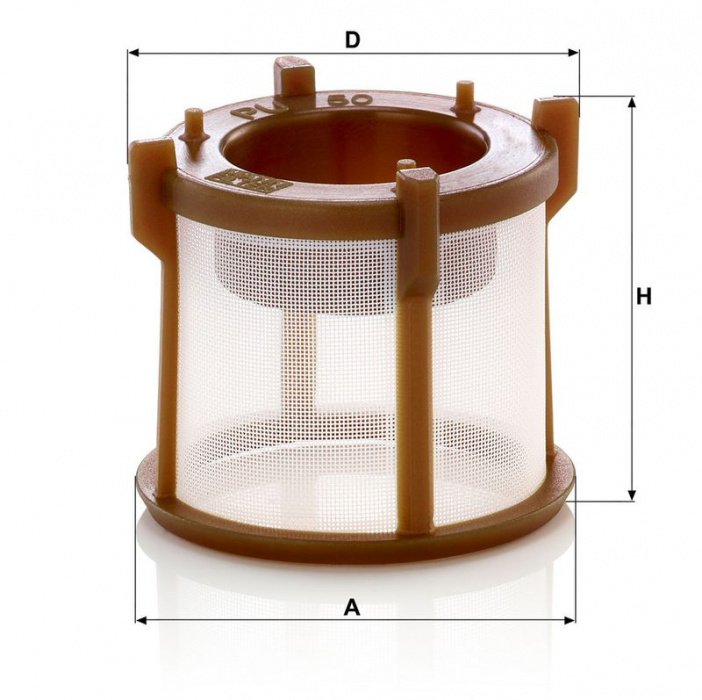 Palivový filtr MANN PU50X (MF PU50X)