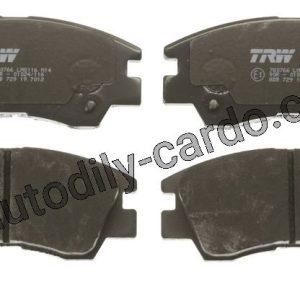 Sada brzdových destiček TRW GDB729 – MITSUBISHI L300 Sada brzdových destiček TRW GDB729 – MITSUBISHI L300